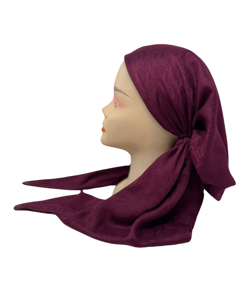 It's Younique PP-VA-MA Maroon Valentino Inspired Pre-Tied Bandanna with Velvet Grip Myselflingerie.com