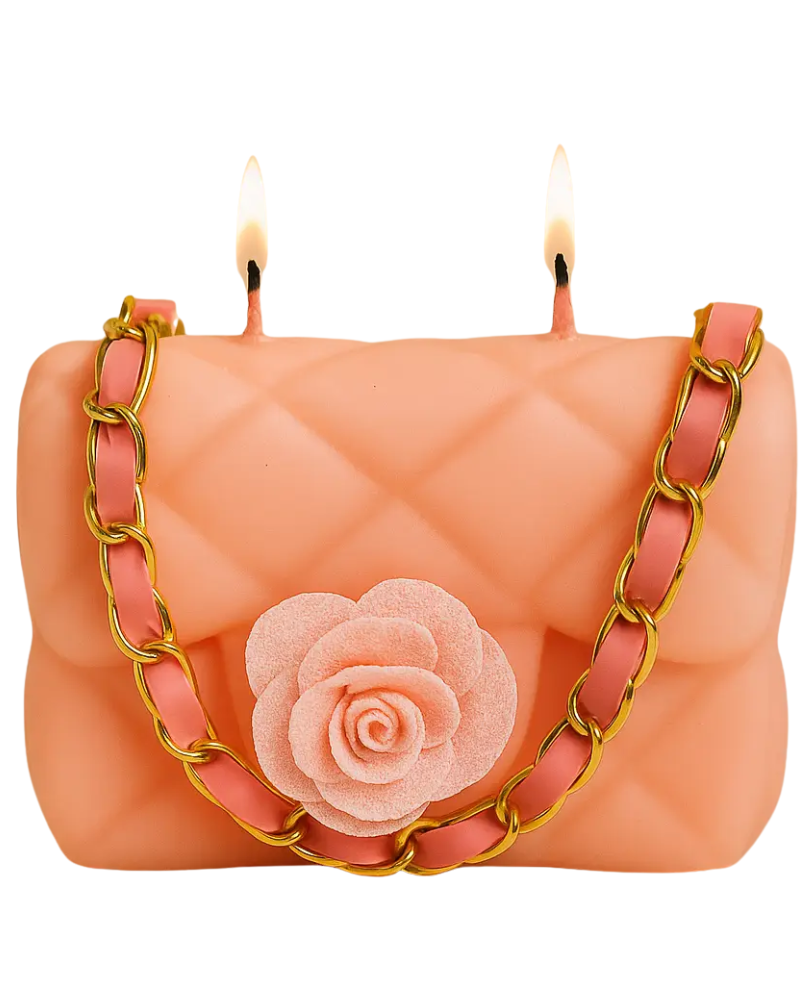 BCHPK Pink Designer Inspired Wallet Candle