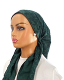 P2485-25 Atlantic Green Modern Rustic Classic Fit Pre-Tied Bandanna