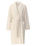 60132 #904 Charm Cream Lounge Knee Length Bathrobe