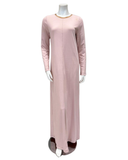 Verdiani Pink Pull On 100% Cotton Interlock Nightgown