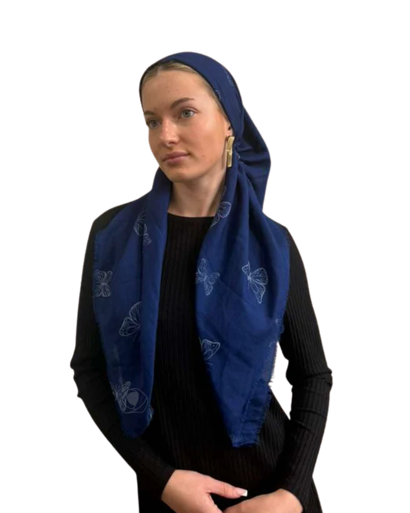 TYED Navy Butterfly Triangle with Full Non Slip Grip Myselflingerie.com