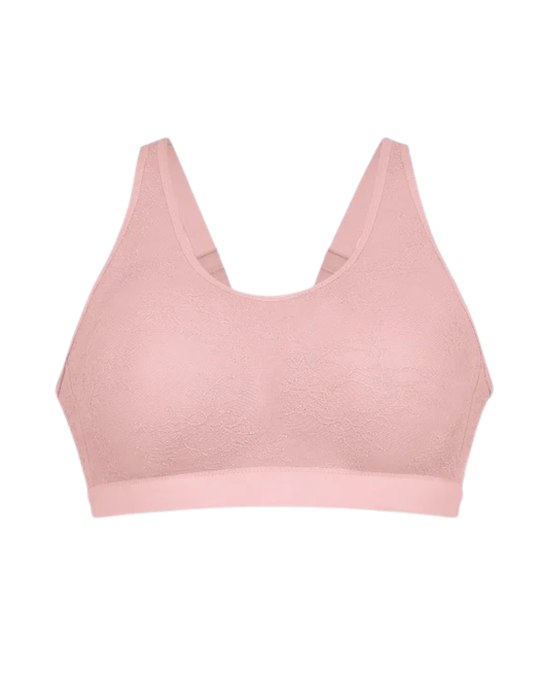 Anita 4700X Rosewood Essential Lace Post Mastectomy Molded Wire Free Bra Myselflingerie.com