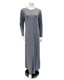 Verdiani Grey Pull On 100% Cotton Interlock Nightgown