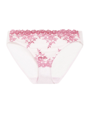 Wacoal 64391 Ballet Slipper/Chateau Rose Embrace Lace Bikini Myselflingerie.com