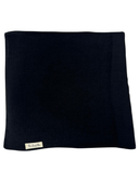 Scarf Bar Black Matte Satin Solid Square Scarf Myselflingerie.com