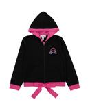 Miss Mini Character Black Modal Teen Hoodie