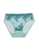 Wacoal 64391 Eggshell Blue/Brittany Blue Embrace Lace Bikini Myselflingerie.com