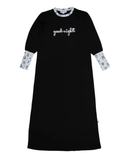 Miss Mini Good Night Black Modal Teen Nightgown