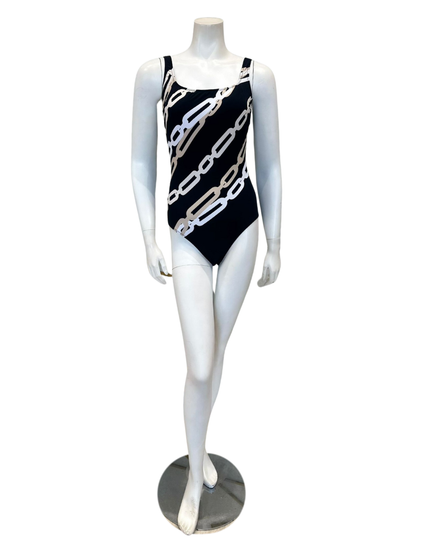 Gottex 25BJ173U Bejeweled Full Coverage Square Neck Swimsuit Myselflingerie.com