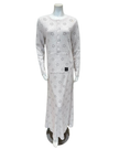 ORD PRO247012 Cream Stars Waffle Button Down Nightgown Myselflingerie.com