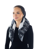 Tie Ur Knot Classic TUK Monogram Square Scarf Myselflingerie.com