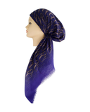 Revaz Royal Dior Two Tone Adjustable Pre-Tied Bandanna with Velvet Grip