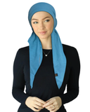 Cherie Denim Dri Fit Adjustable Pre-Tied Bandanna