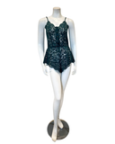 MAGNO2221 Schnapps Lace Teddy Romper