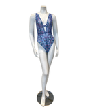 Cosabella PARAD2212 Paradiso Portofino Blue Plunge Teddy Myselflingerie.com