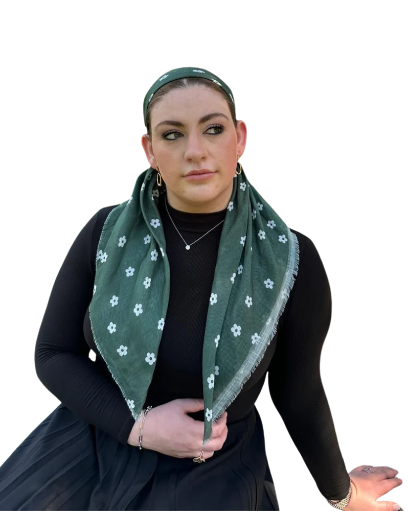 Khaki Daisy Triangle with Full Non Slip Grip