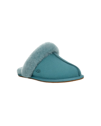 UGG 1106872 Scuffette II Deep Ice Suede Slipper with Fur Trim Myselflingerie.com