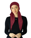 Cherie Berry Ribbed Adjustable Pre-Tied Bandanna