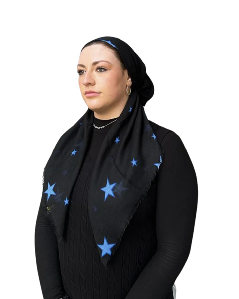 TYED Blue Star Triangle with Full Non Slip Grip Myselflingerie.com