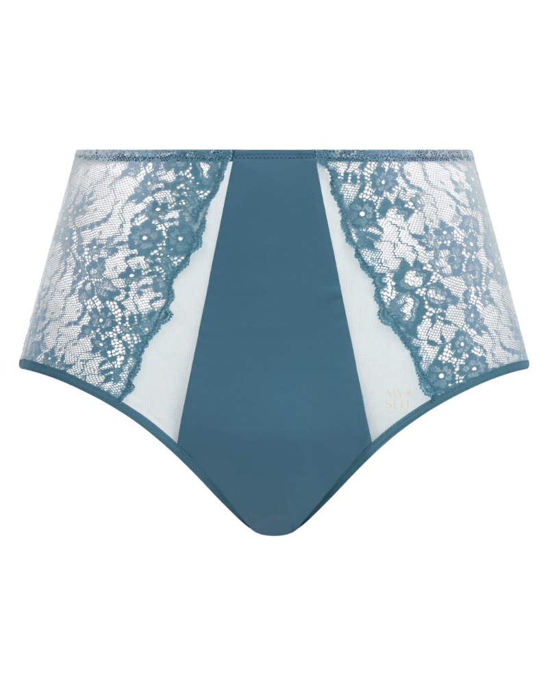 Chantelle C22MC5 Blue Petrol Gradient Crush Brief Myselflingerie.com