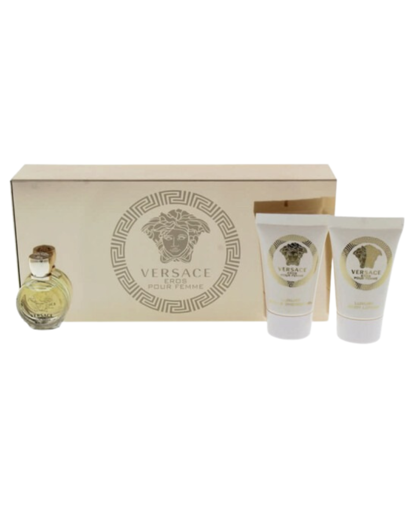 Versace Eros 3 Piece Perfume Gift Set Myselflingerie.com