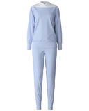 Calida 40591 #470 Soulmate Harmony Blue 100% Cotton Pajamas Set Myselflingerie.com