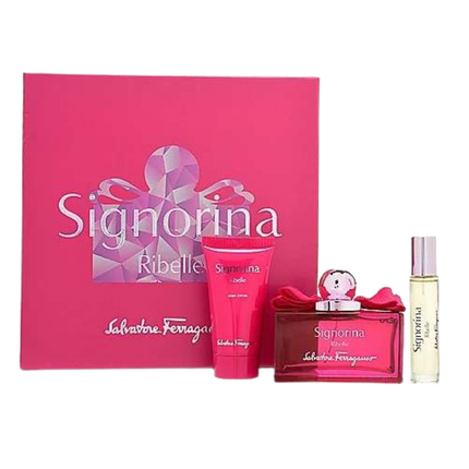 Salvatore Ferragamo Signorina Ribelle 3 Piece Gift Set
