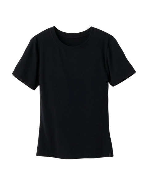 UGG Black Miriam Short Sleeve Lounge Top Myselflingerie.com