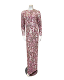 Lunderbeck N5098-24 Multi Print Paisley Button Down Cotton Nightgown Myselflingerie.com