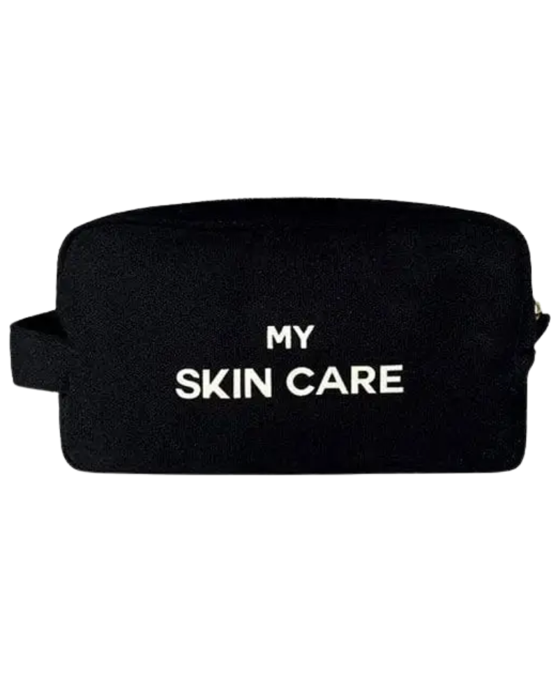 MSCPBK Black My Skin Care Organizing Pouch