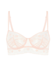 Simone Perele 16Z330 Petal Powder Marthe Lace Underwire Bralette Myselflingerie.com