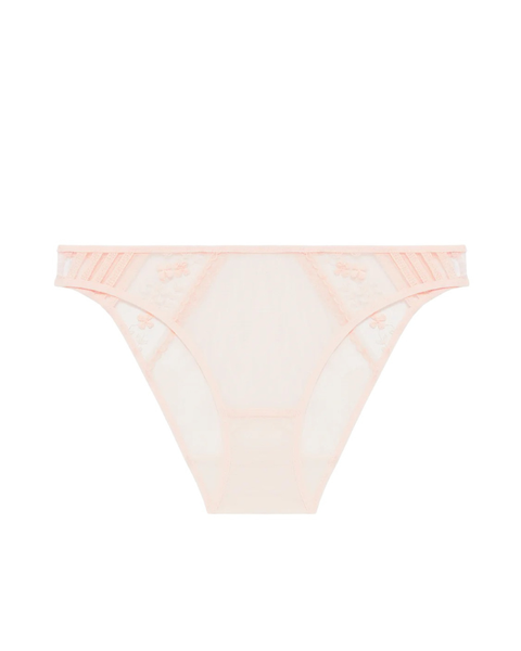Simone Perele 16Z720 Petal Powder Marthe Lace Bikini Myselflingerie.com