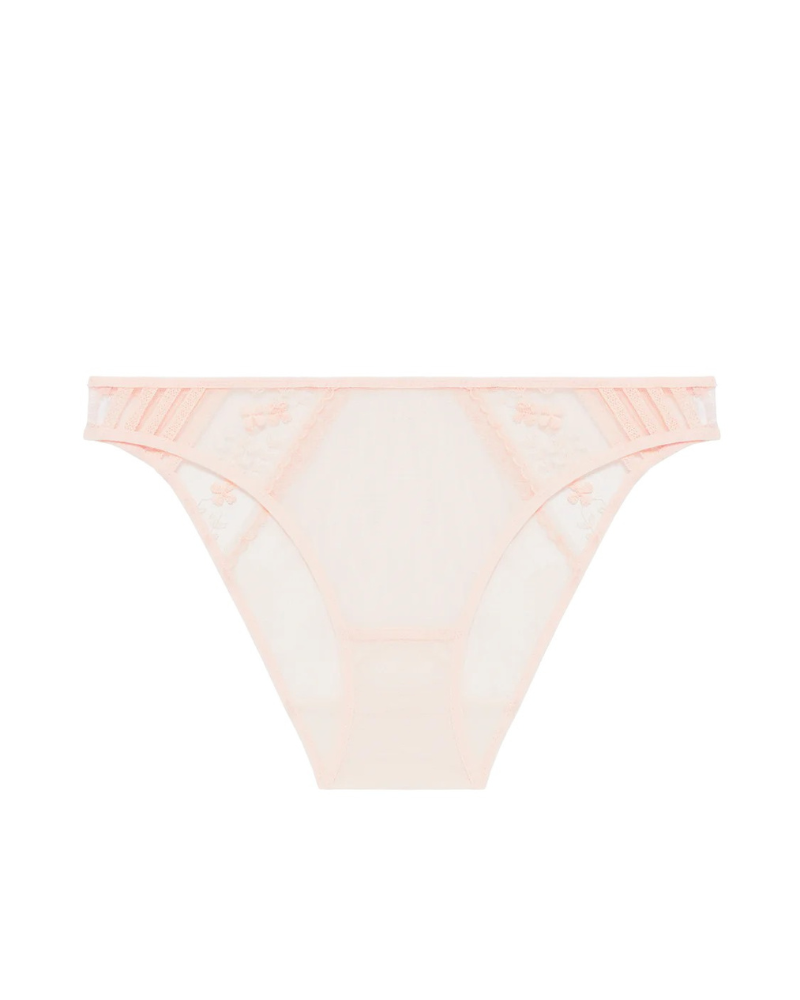 Simone Perele 16Z720 Petal Powder Marthe Lace Bikini Myselflingerie.com