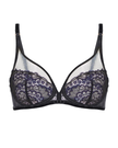 Simone Perele 1E3319 Black Scenario Plunge Underwire Bra Myselflingerie.com
