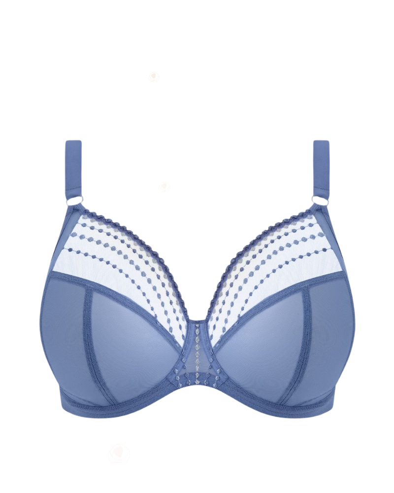 Elomi Lunar Blue Matilda Plunge Underwire Bra Myselflingerie.com