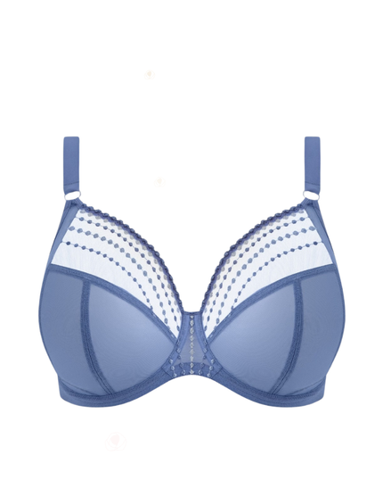 Elomi Lunar Blue Matilda Plunge Underwire Bra Myselflingerie.com