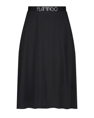 Flamingo Black Flairy Swim Skirt Extra Tall 31