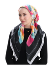 Tie Ur Knot Electric Feel Adjustable Pre-Tied Bandanna with Full Non Slip Myselflingerie.com