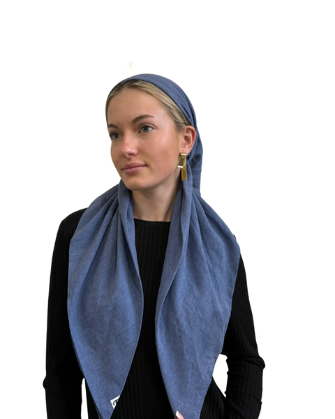 TYED Denim Linen Triangle with Full Non Slip Grip Myselflingerie.com