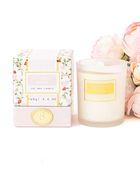 8 Oak Lane Botanical Berry Soy Wax Candle Myselflingerie.com