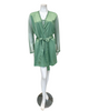 Flora Nikrooz 8060+8061 Forest Green Showstopper Chemise & Robe Set Myselflingerie.com