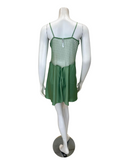 Flora Nikrooz 8060+8061 Forest Green Showstopper Chemise & Robe Set Myselflingerie.com