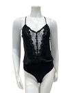 Flora Nikrooz Q80843 Black Showstopper Lace Teddy Myselflingerie.com
