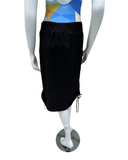 Jackie O' CVGLD-LG Black Activewear Skirt with Attached Shorts Myselflingerie.com