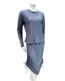 Jackie O' BG-BH Blue Heather 2 Piece Activewear Top & Skirt Set Myselflingerie.com