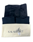 Kallah Lilly Black Mattress Liner + 2 Hand Towels Set Myselflingerie.com