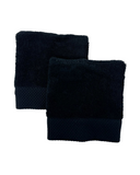 Kallah Lilly Black Mattress Liner + 2 Hand Towels Set Myselflingerie.com