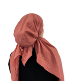 Valeri Terracotta Bamboo Pre-Tied Bandanna with Full Grip Myselflingerie.com