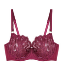 Wacoal Red Plum After Dark Balconette Bra